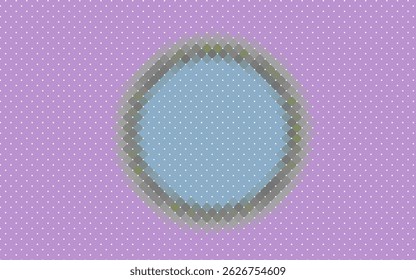 polka dot pattern with circle