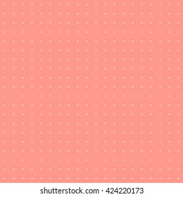 Polka dot pattern. Dots on pink background.