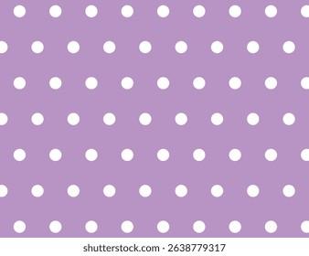 Polka Dot Pattern Illustration - Purple Version