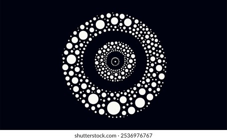 Patrón de lunares, minimalista, patrón, ilustración, Vector, digital,