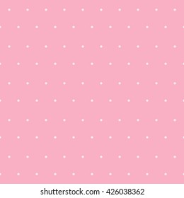 Polka dot pattern. Pink fabric polka dot pattern. Dot background. Textile dot pattern.