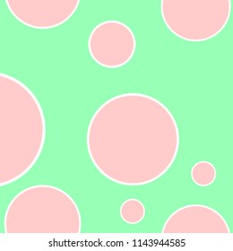 Polka Dot Pattern, Seamless Background