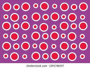 Polka Dot Pattern, Seamless Background