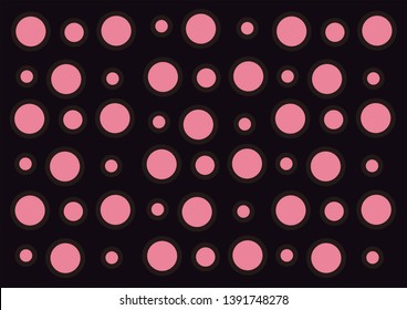 Polka Dot Pattern, Seamless Background