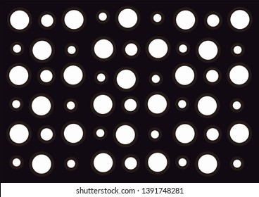 Polka Dot Pattern, Seamless Background