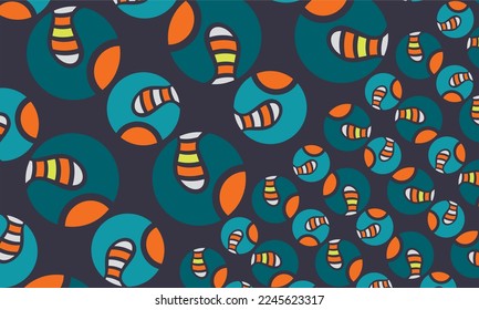 Polka Dot Pattern, Seamless Background. for clothes, fabric, printing,  and others.
