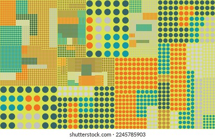 Polka Dot Pattern, Seamless Background. for clothes, fabric, printing,  and others.
