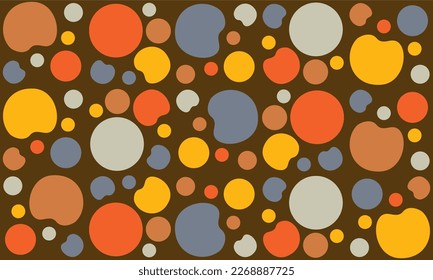 Polka Dot Pattern, Seamless Background. for clothes, fabric, wall decoration, ornament, printing, and others.
