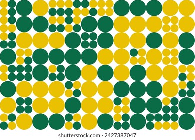 Polka dot pattern, seamless background.