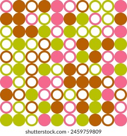 Polka dot pattern, seamless background.