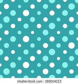 Polka Dot Pattern, Seamless Background