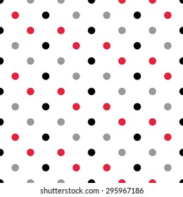 Polka Dot Pattern, Seamless Background