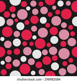 Polka Dot Pattern, Seamless Background
