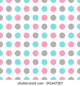 Polka Dot Pattern, Seamless Background