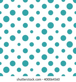 Polka Dot Pattern Seamless Background Stock Vector (Royalty Free ...