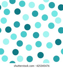 Polka Dot Pattern, Seamless Background.