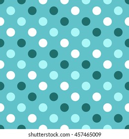 Polka Dot Pattern, Seamless Background.