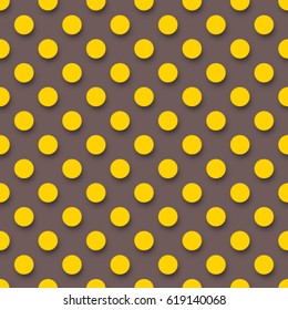 Polka dot pattern. Seamless background. Modern trendy design