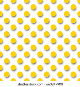 Polka dot pattern. Seamless background. Modern trendy design