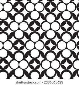 polka dot pattern seamless texture abstract background modern design black and circle vector illustration 