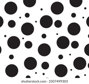 Polka Dot pattern, seamless texture green and white pattern