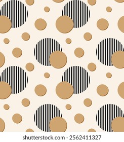 Polka Dot pattern, seamless texture colorful pattern, modern multicolor bold fashion print. Vector illustration.
