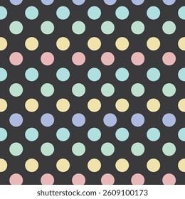 Polka Dot pattern, seamless texture colorful pattern
