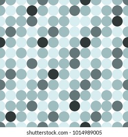 Polka Dot Pattern, Seamless Vector Background.