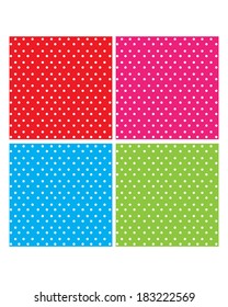 Polka Dot Pattern Set - Vector