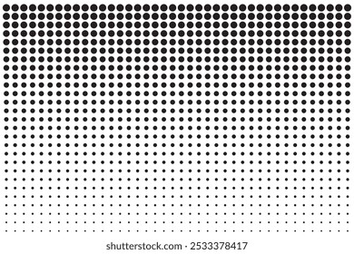 Polka dot pattern template . Halftone dot pattern seamless background. 