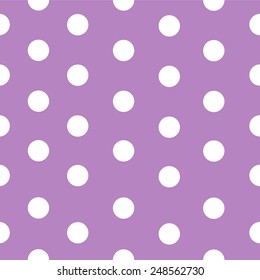 Polka dot pattern vector