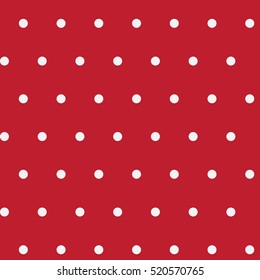 Polka dot pattern vector.
