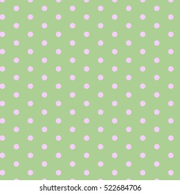 Polka dot pattern vector.