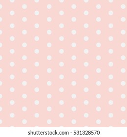 Polka dot pattern vector.