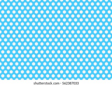Polka dot pattern vector. 