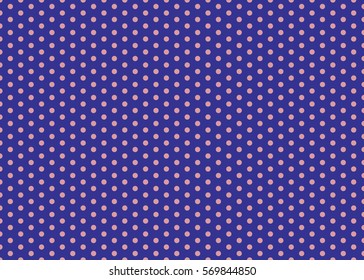 Polka dot pattern vector.