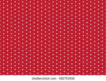 Polka dot pattern vector.