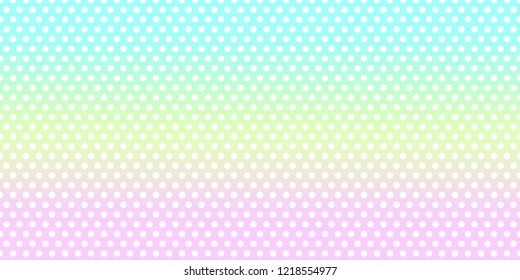 Polka dot pattern vector. Baby background. Eps10.