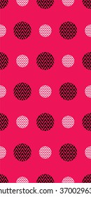 Polka dot pattern vector, can be used for wallpaper, cover fills, web page background, surface textures.