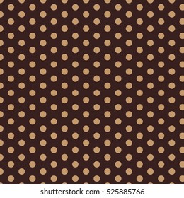 Polka dot pattern vector. Eps10.