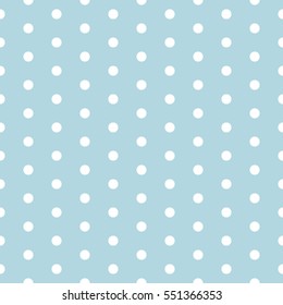 Polka dot pattern. Vector illustration. Vintage Dotted background. 