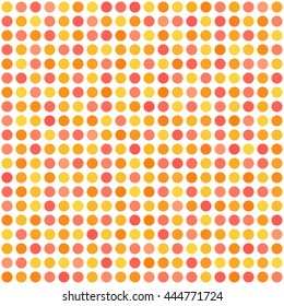 Polka dot pattern. Vector seamless dot background