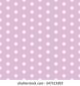 Polka dot pattern vector. Seamless background. Eps10.