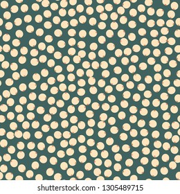 polka dot peas seamless pattern