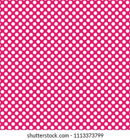 Polka dot pink background, digital paper, dotted pattern