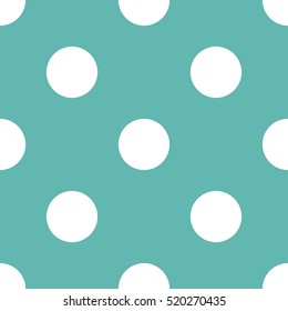 Polka dot retro seamless pattern vector