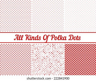 Polka Dot Round Background