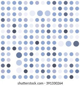 Fondo sin costuras de Polka dot. Patrón vector geométrico abstracto. Tinta de serenidad textura ornamental.