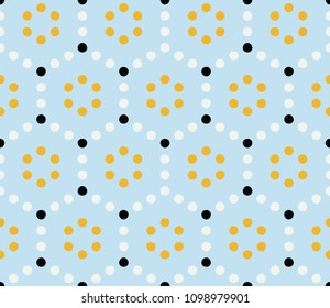 Polka dot seamless pattern