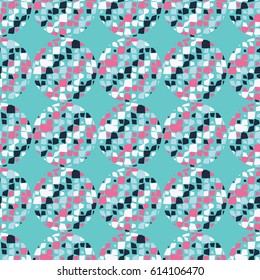 Polka dot seamless pattern.